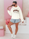 Damen-Kapuzenpullover PARISSIA ecru Dstreet BY1454