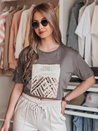 Damen T-shirt mit Aufdruck CENTIA Farbe Graphite DSTREET RY2612