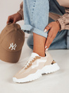 Damen sneakers PERNES Farbe Beige DSTREET ZY0482