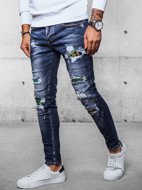 Herren Jeanshosen Farbe Blau DSTREET UX4100