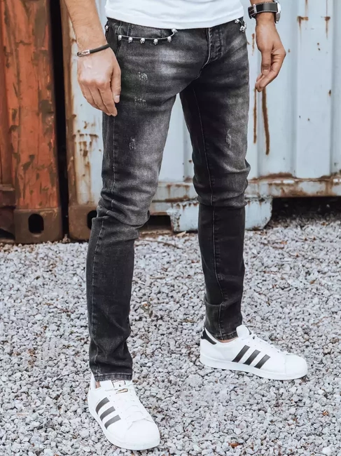 Herren Jeanshose Schwarz Dstreet UX3825