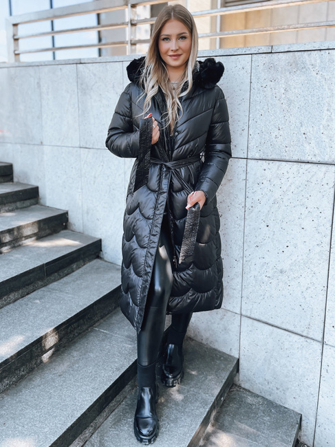 Damen Wintermantel SCARLET Farbe Schwarz DSTREET TY3807