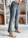 Damen Jeans Schlaghose mit Zirkonia BLINKFIT blau Dstreet UY2449