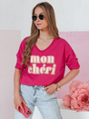 Bedruckte Bluse in Übergröße CHERINO fuchsia Dstreet RY2829