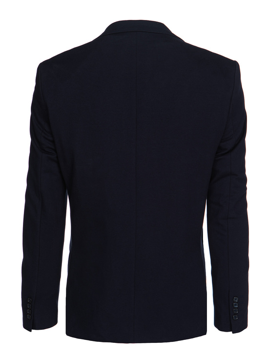 Einreihiger marineblauer Blazer für Herren Dstreet MX0632