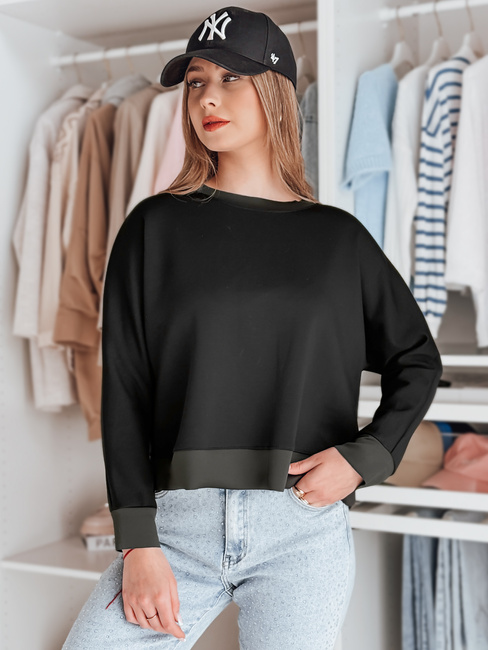 Damen Bluse in Übergröße mit NUBISS-Anhänger schwarz Dstreet RY2802