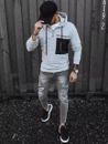 Herren Kapuzenpullover Farbe Hellgrau DSTREET BX5465