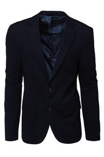 Einreihiger marineblauer Blazer für Herren Dstreet MX0632