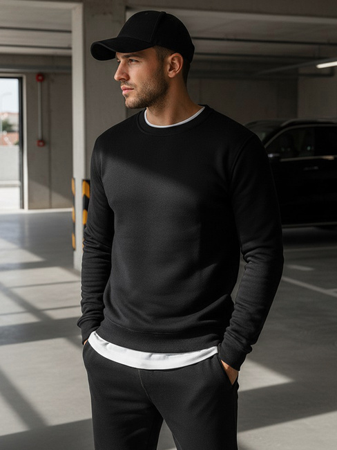 Herren Sweatshirt Schwarz Dstreet BX2416