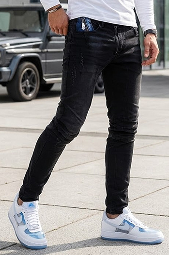 Herren Jeanshose Schwarz Dstreet UX3800