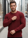 Burgunderroter Pullover für Männer WX2295
