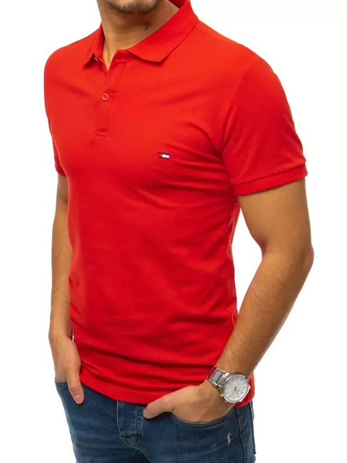 Herren Poloshirt Rot Dstreet PX0331