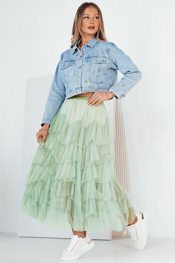 MILANI mintfarbener Tüll-Rock Dstreet CY0430