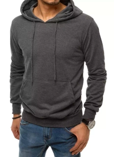 Herren Kapuzenpullover Dunkelgrau Dstreet BX4968_1