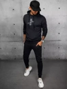 Herren Trainingsanzug-Set Farbe Schwarz DSTREET AX0677