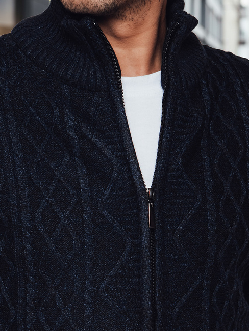 Herren Pullover ohne Knöpfe navy blau Dstreet WX2250z