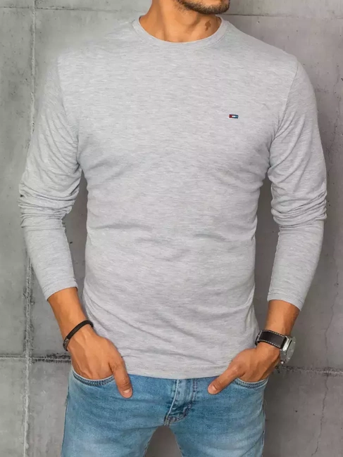 Herren Longsleeve Grau Dstreet LX0539