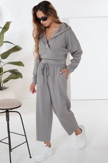 Damen Sweatshirt Set THISE grau Dstreet AY1029