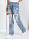 Damen Denim Hose mit Löchern blau Dstreet UY2812
