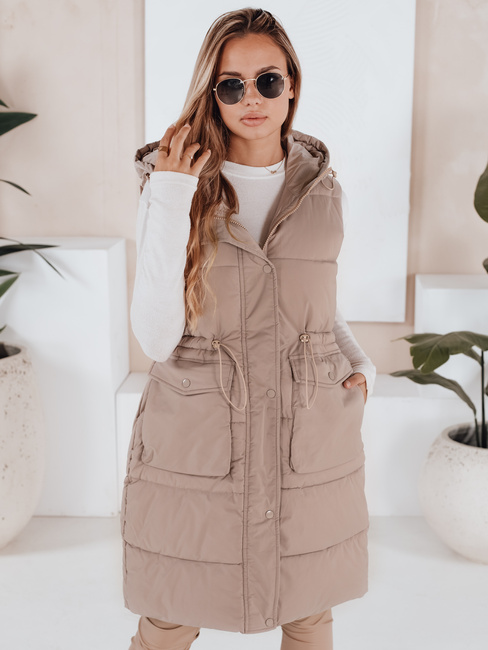 Damen Steppweste LADISA Caffee Dstreet TY3289