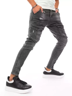 Herren Jeans Cargohose Dunkelgrau Dstreet UX3288_1