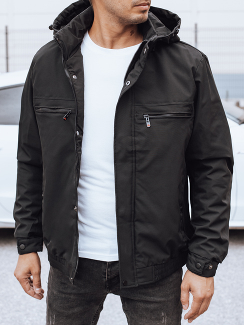 Herren Übergangsjacke schwarz Dstreet TX5031