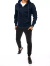 Herren Trainingsanzug-Set Farbe Dunkelblau-Schwarz DSTREET AX0628