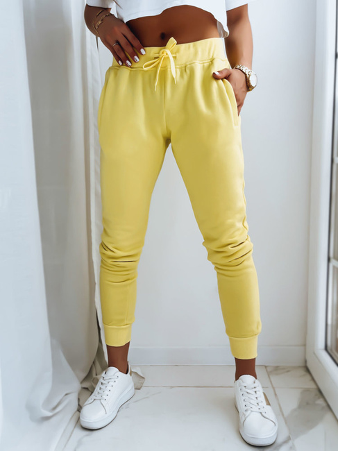 Damen Traininghose FITS Gelb Dstreet UY0580z