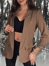 Damen Einheitsgröße LEKONIK Cappuccino Jacke Dstreet PY0116