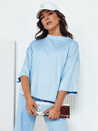 Damen Oversize Bluse CHARMA Farbe Himmelblau DSTREET RY2474
