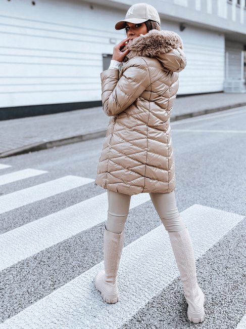 Damen Steppjacke CRYSTAL Farbe Beige DSTREET TY3979