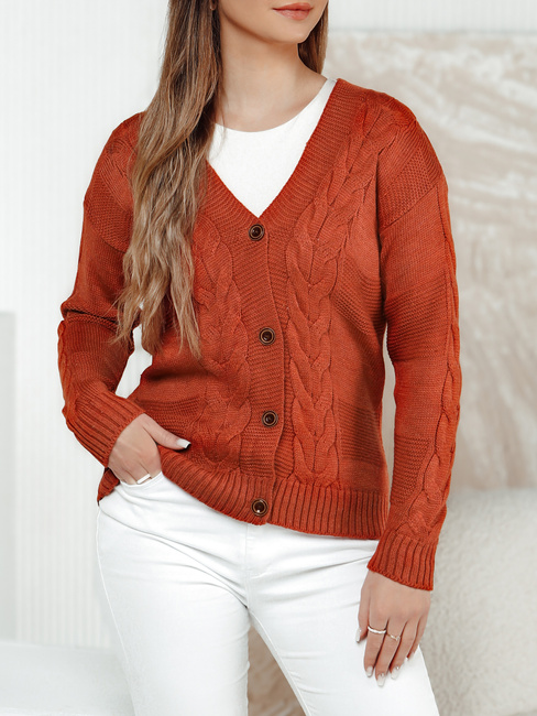 Damen Pullover RUSTICHE rot Dstreet MY2423