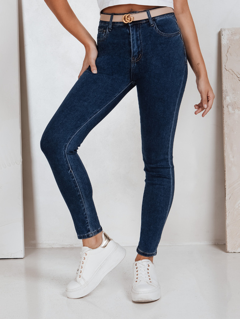 Damen Push Up Jeans navy blau Dstreet UY2771