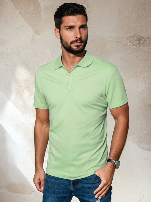 Grünes Herren-Polohemd Dstreet PX0554