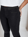 Damen Skinny Jeans schwarz Dstreet UY2746