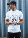 Bedrucktes Herren-T-Shirt weiß Dstreet RX5581_2