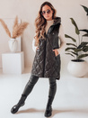 Damen-Wendeweste mit Kapuze schwarz Dstreet TY5094