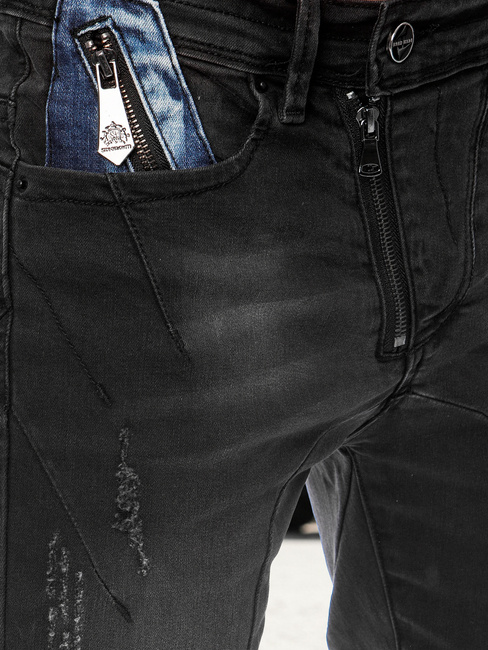 Herren Jeanshose Schwarz Dstreet UX3800