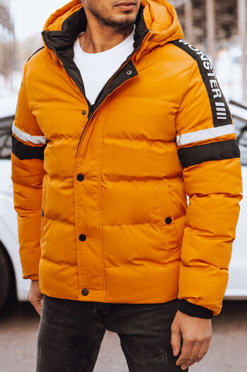 Herren Steppwinterjacke gelb Dstreet TX4567