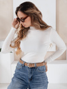 Damen Halb-Rollkragenpullover TARLENA weiß Dstreet MY2485