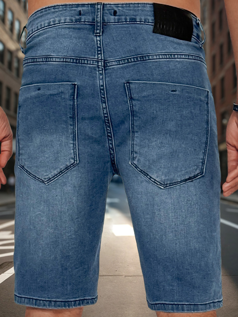 Kurze blaue Herrenjeans Dstreet SX2489