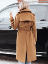 Damen Wintermantel klassisch Trench braun Dstreet NY0761