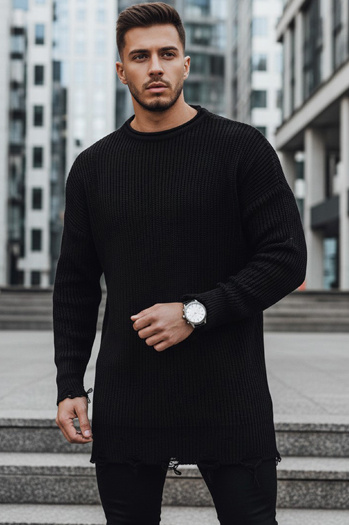 Herren Winterpullover Farbe Schwarz DSTREET WX1962