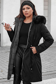 Damen Winterparka TRENDNEL Wendekapuze schwarz Dstreet TY4587