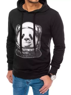 Herren Kapuzenpullover Schwarz Dstreet BX5130_1