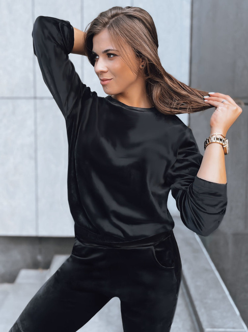 Damen Veloursanzug VELVET HARMONY Farbe Schwarz DSTREET AY0879