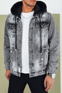 Herren Jeansjacke Farbe Hellgrau DSTREET TX4692