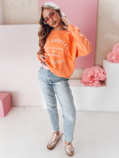 Damen Sweatshirt in Einheitsgröße KALISTYLE orange Dstreet BY1365_3