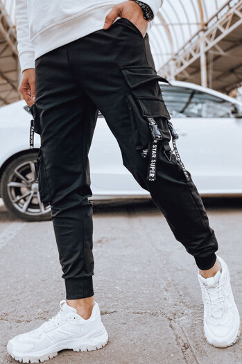 Herren Cargohosen Farbe Schwarz DSTREET UX4214