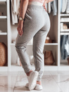 Damen Jogginghose in schmaler Passform LA VOGUE grau Dstreet UY2396